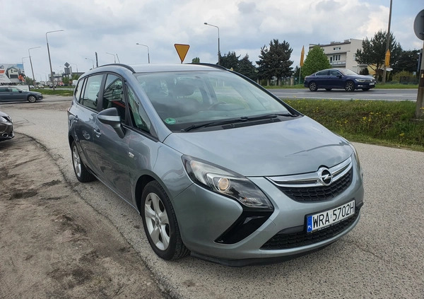 Opel Zafira cena 33900 przebieg: 155000, rok produkcji 2012 z Krzywiń małe 277